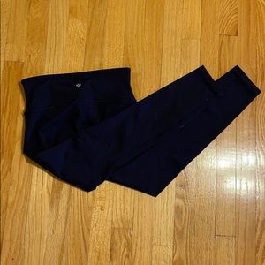 Navy blue lululemon leggings